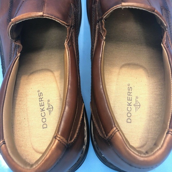 Dockers Mens Loafers Brown Slip On Comfort Apron - Picture 5 of 8